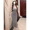 Royal Sister Spice Girl Sexy Hip-wrapped Suspender Skirt Female Summer New Slim Pear-shaped Super Body Sexy Dress