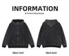 Men's Washed Vintage Cardigan Hoodie - Autumn/Winter Trendy Ins Retro Style