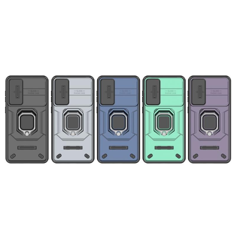For Samsung S25 Edge Case Cover Samsung Galaxy S25 Edge Capas Slide Camera Lens Protective Ring Holder Fundas Samsung S25 Edge