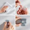Waterproof And Dustproof Adhesive Razor Holder Wall Mounted Bathroom For Shower Hook Rack Gillette Shaver Shaving Holder