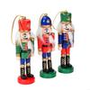 Pack Of 3 Multicolors Nutcrackers Shaped Figurines Stylish Pendants Festives Christmas Tree Hanging Charm Jewelry
