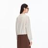 VEROMODA Women's Wool Blend Rhinestone Lapel Cardigan