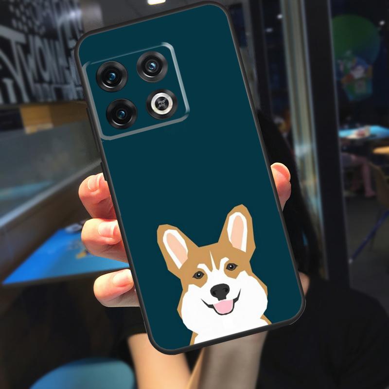 Corgi and Bubble Tea Funda For OnePlus 10T 8T 9RT 12 13 13R 11 9 10 Pro OnePlus Nord 4 CE 2 3 Lite N20 N30 Case