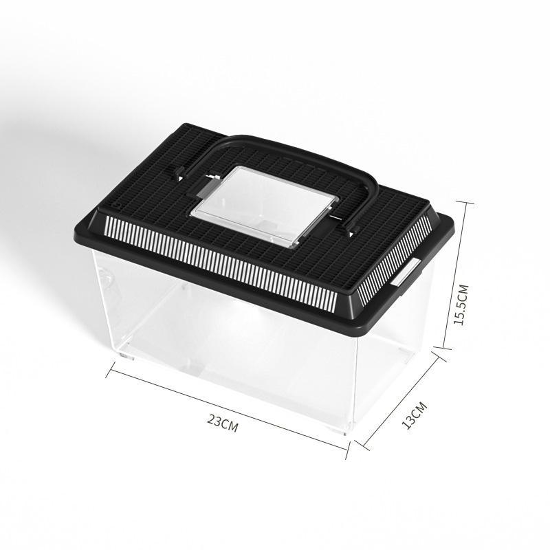 Portable Outdoor Fish & Turtle Tank: Small To Medium Breeding Box with Lid for Insects & Household Use