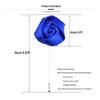 Men's Handmade Korean Fabric Heart Rose Brooch Corsage - Suit & Groomsman Accessory