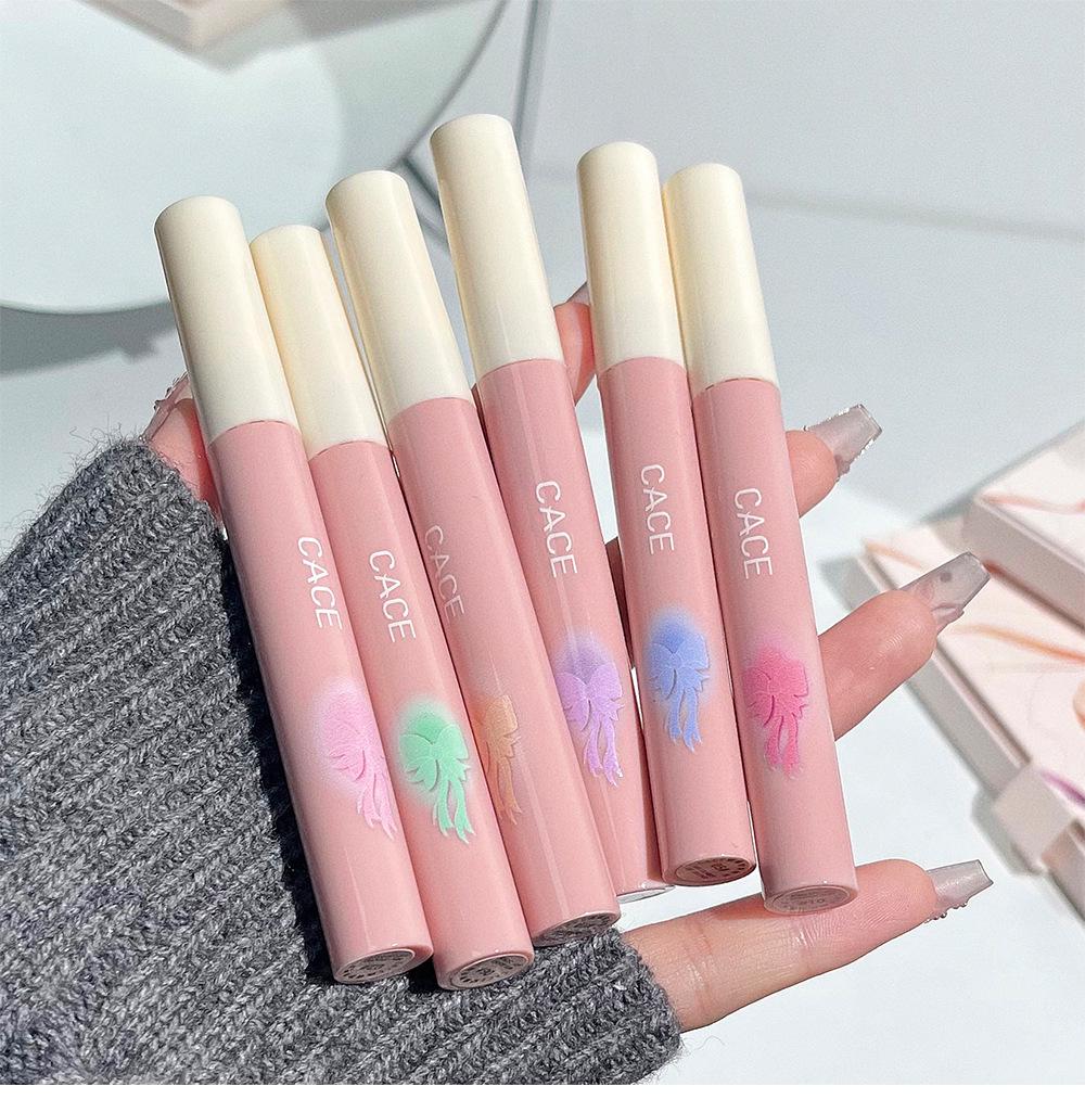 Butterfly Dream Lip Mud: Matte Nude Lip Glaze & Cute Necklace Set