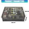 Powerful 4 Channel Sound Splitter ABS Car Sound Processor for Car Subwoofer Enhancing Music Experience On The Road