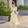 Temperament Super Good-looking Dress Women's Summer New Design Sense Vacation Style Waist Thin Popular Skirt