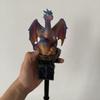 Soft Warm Glow Dragon Solar Garden Light Dragon Statue Gothic Shape Dragon Figurine Lamp Medieval Fantasy Animal
