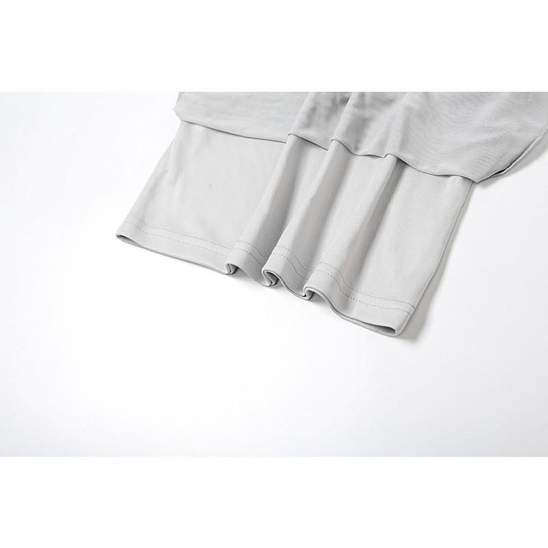 Dámská letní ohlávka sexy úzké, bokové šaty ze síťoviny