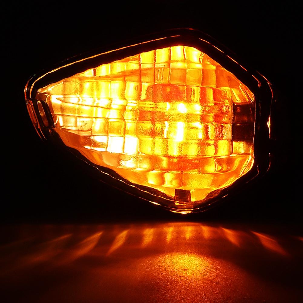 1 Pair Turn Signal Indicator Lamp Fit for   CRF250L Motorcycle Modified Black Yellow