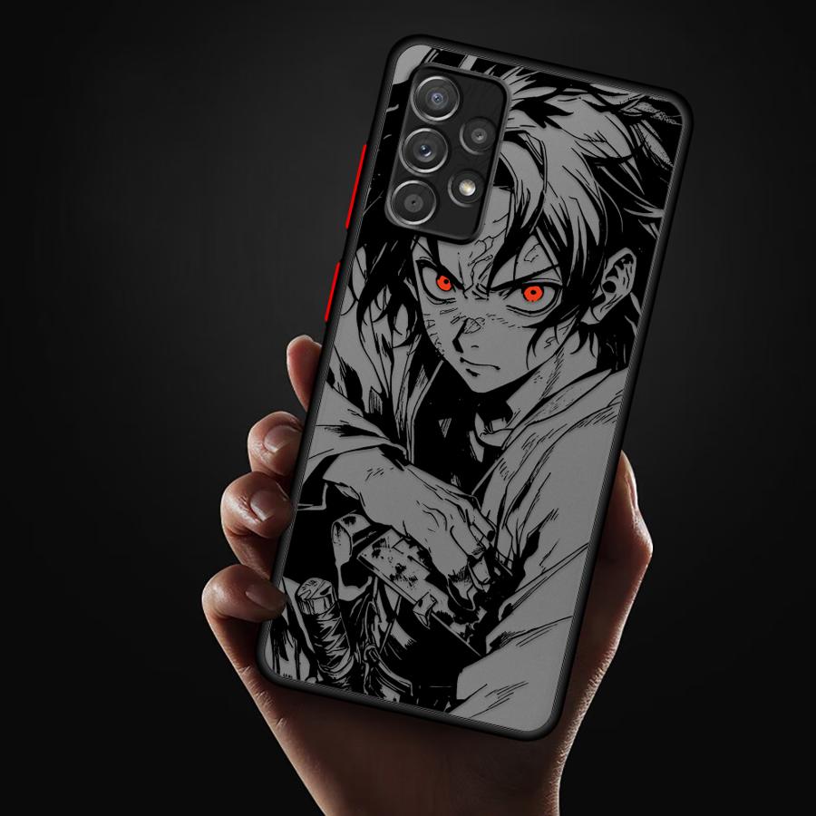 Anime D-emon Cool S-layer Case for Samsung Galaxy A54 A35 A34 A36 A73 A33 A16 A15 A14 A23 A52S A72 A17 A52 A53 A56 A55 Phone
