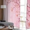 Kirschblüte Schmetterling Rosa Tüll Vorhänge Für Wohnzimmer Schlafzimmer Voile Vorhang Hause Dekoration Sheer Balkon Tür Vorhang