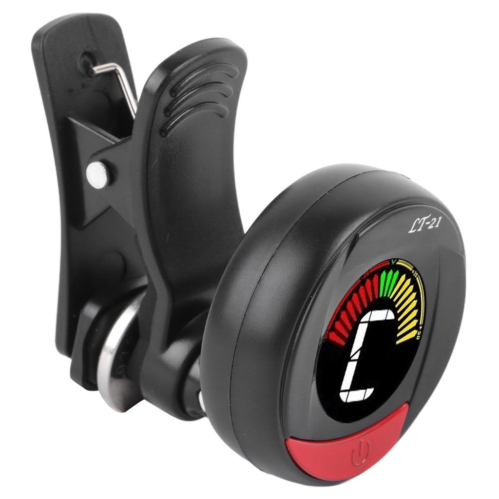 Guitar Tuner Black Professional Digital Electronic Clip On Guitar Tuner with Color Display Screen
