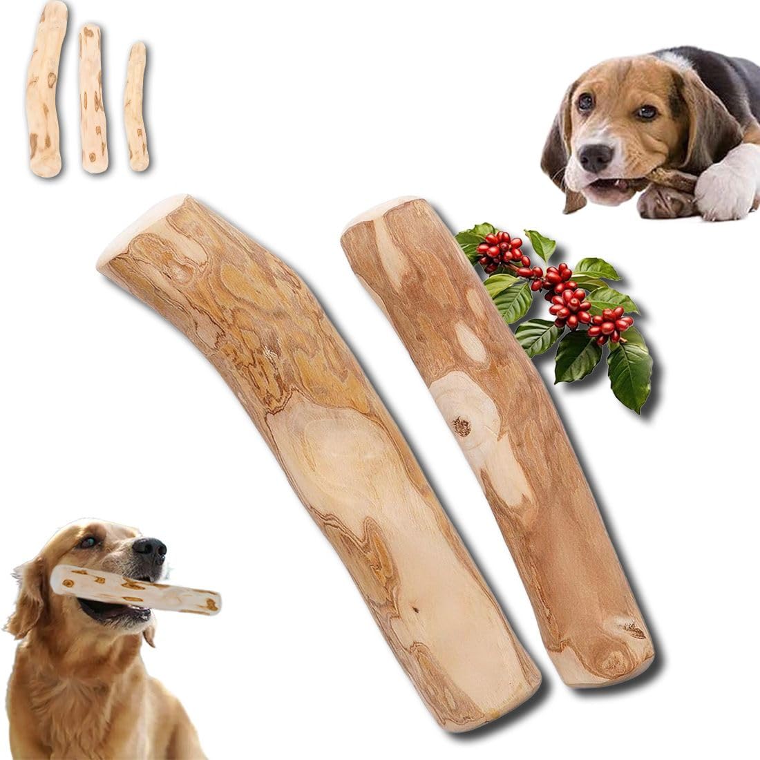 

Кофейное дерево набор для жевания для собак супертвердый натуральный собачий кофейный деревянный для чистки зубов снятия стресса подходит для средних и крупных собак стоматологическая жевательная игрушка для питомцев из игрушек,