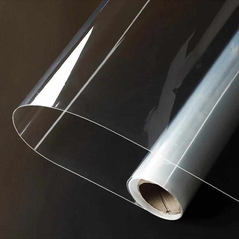 

1pc Self-adhesive Desktop Protective Film Anti-scratch Heat Resistant Furniture Stickers HD Transparent and Waterproof Kitchen 30cmx1m