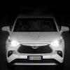 1:32 Toyota Highlander 2023 SUV Alloy Die Cast Toy Car Model Sound and Light Pull Back Toy Collectibles Birthday gift