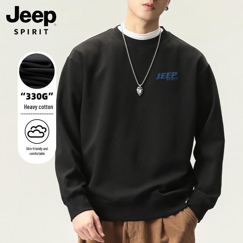 

JEEP SPIRIT Men s Casual Crew Neck Sweatshirt 3XL
