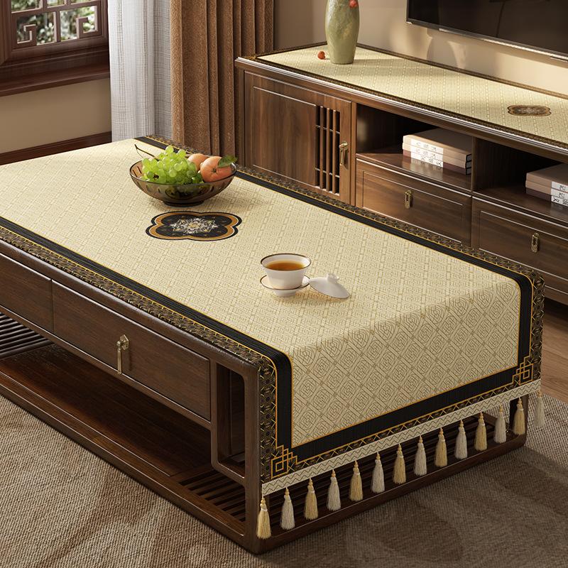 Zen Coffee Table Tablecloth Tv Cabinet Decorative Cover Rectangular Dining Table Side Cabinet Dust Cloth