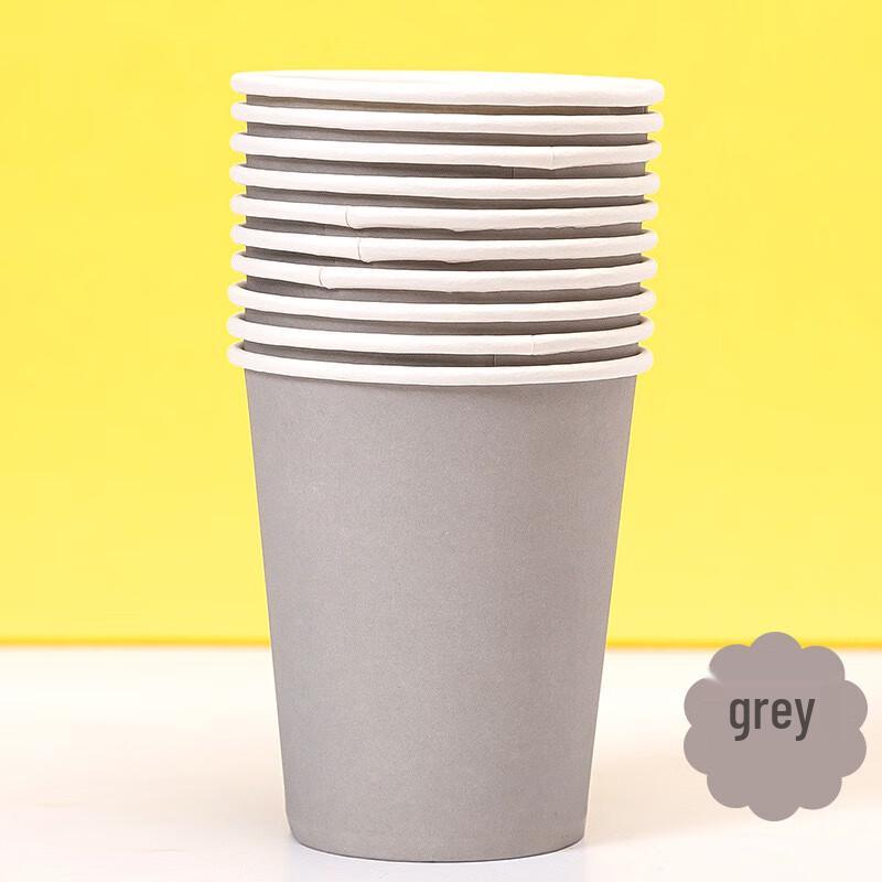 DYMAYKI Thickened Colored Disposable Paper Cups