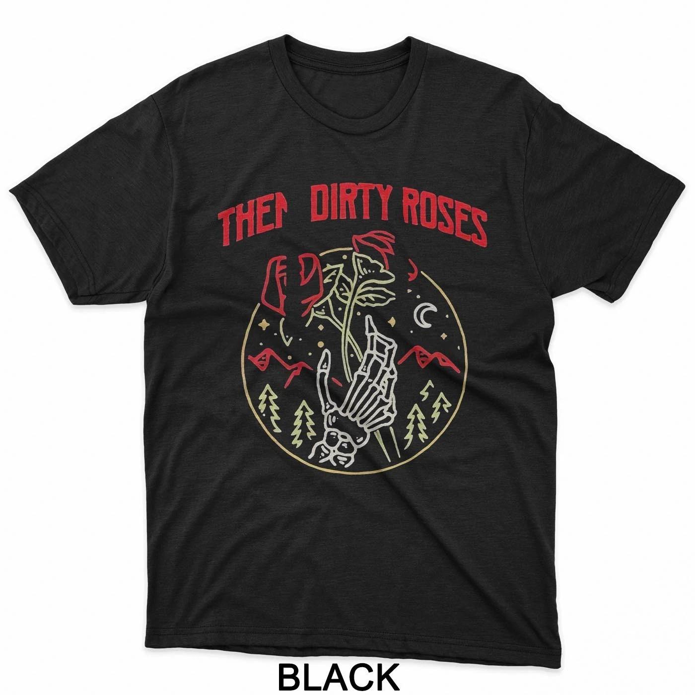 Them Dirty Roses Hands Skeleton T-Shirt S