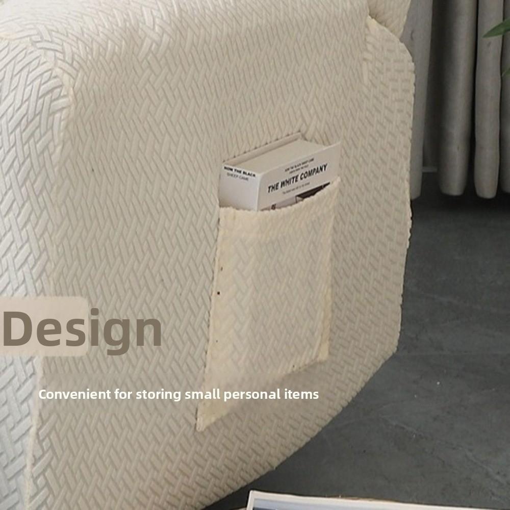Split Back Design Recliner Sofa Covers Solid Color T Jacquard Cover New Armchair Cover