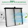 2PCS Cabin Engine Air Filter JMF61 JM3A0A Kit Fits For Mazda 3 -2025, Mazda 3 Sport -2024, CX-30 CX 30 CX30 -2025,CX-50 -2025, Replacement For