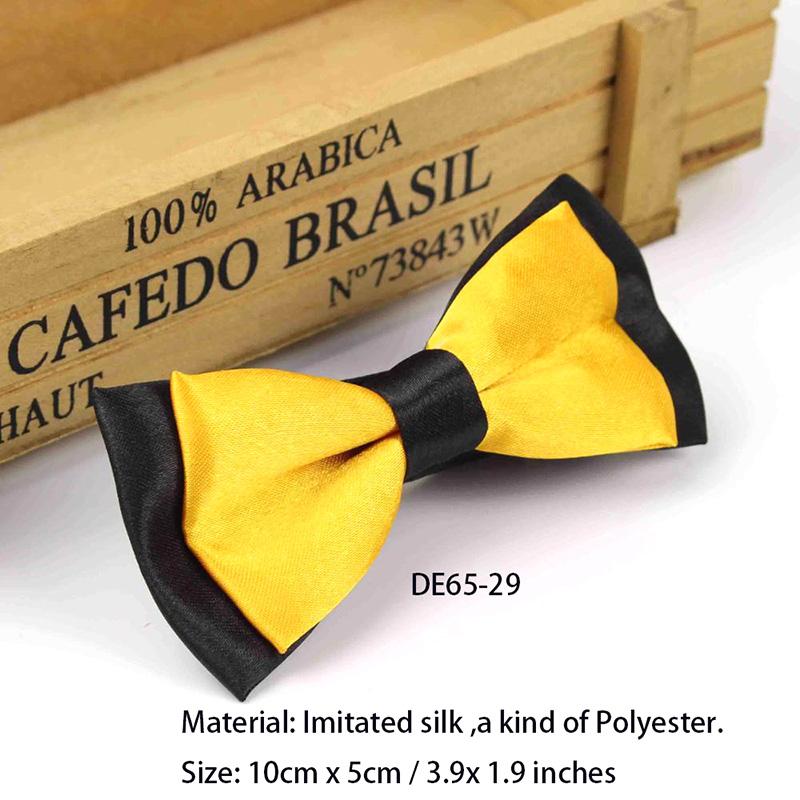 Classic Children's Bow Tie Baby Boy's Girl Fashion Solid Color Adjustable Bow Tie Children's Two-tone Pet Dog and Cat Bow Tie
