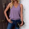 Stylish 2026 Women's V-neck Cotton Sleeveless Vest