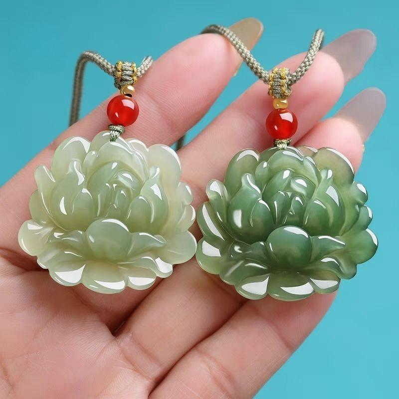Collana con Ciondolo Fiore di Loto Regalo Donna Uomo Talismani Collana Gioielli