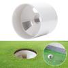 Golf Hole Cup Training Aids White Plastic Golf Hole Cups Lightweight Putter Yard