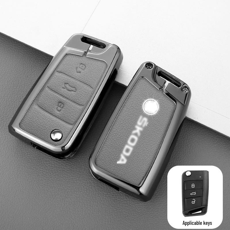Skoda Key Cover for 23 Models: Octavia, Rapid, Superb, Fabia, Karoq, Spaceback, Hao Rui, Kodiaq, Kamiq