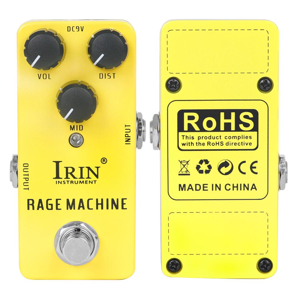 

IRIN RS-16 Rage Machine Pedal Heavy Metal Distortion Tone Electric Guitar Effect Pedal True Bypass Guitar Effect Accessories