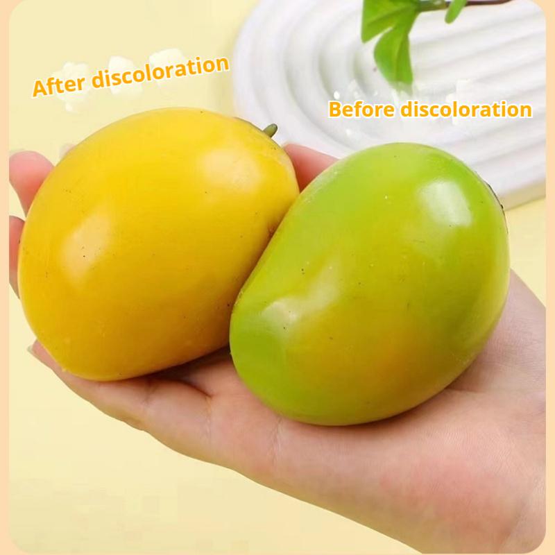 Creative Simulation Color Changing Mango Squeezing Toy Can Shape Fluid Mango Temperature Changing Decompression Toy Gift