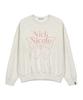 Nigaennikol Butterfly Signature Sweatshirt_Oatmeal Pink