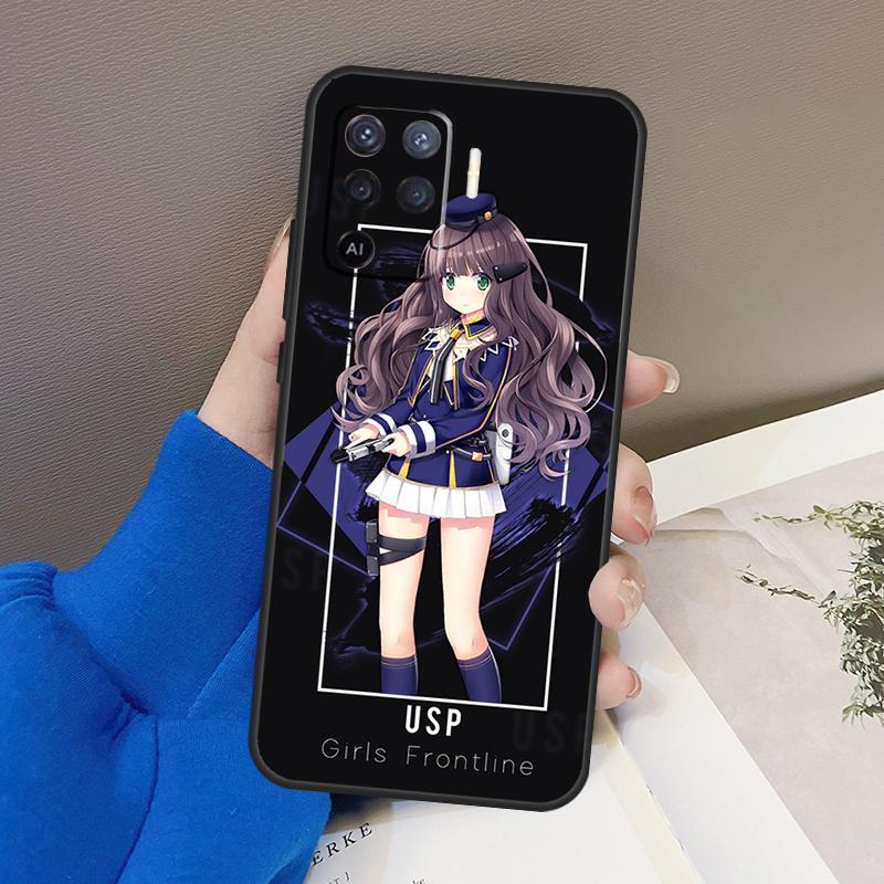 Girls Frontline Case For Oppo A5 Pro A15 A17 A57 A77 A18 A38 A58 A78 A98 A94 A74 A54 A16 A76 A96 A40 A60 A80