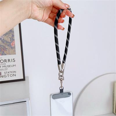 Lanière de téléphone à boucle en cuivre 26 cm, dragonne antivol avec languette d'attache