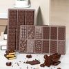 Chocolate Mold 2-Pack, Extra Large Silicone Mold with Spatula, 27x17x1.1cm, Easy To Clean