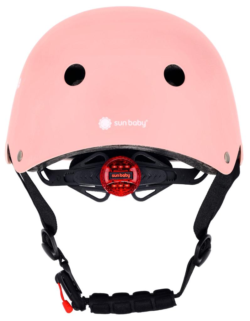 Kask Rowerowy Dla Dzieci I Love My Bike M 54-58 Cm Lekki Lampka Led Klipsy Magnetyczne Różowy