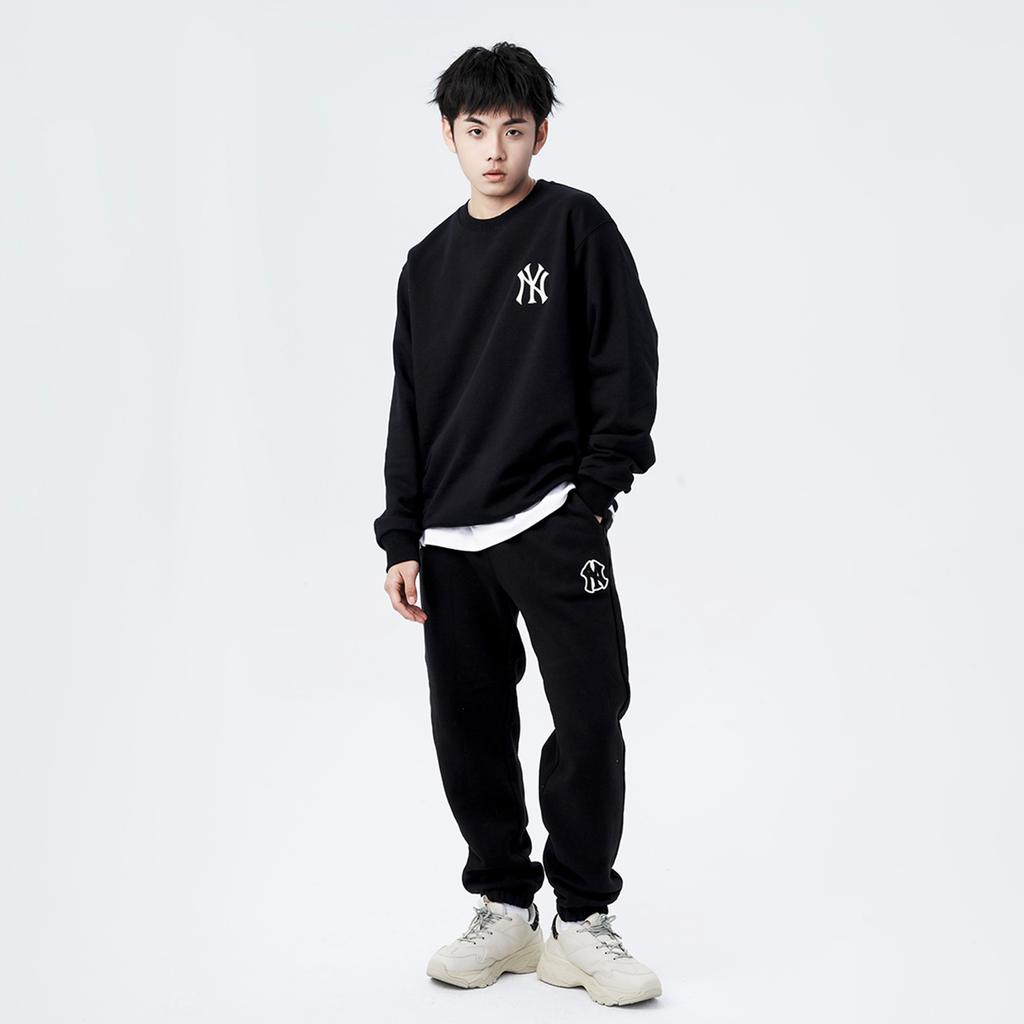 New MLB New York Yankees Knitted Sweatpants Unisex Black 3APT00216-50BKS