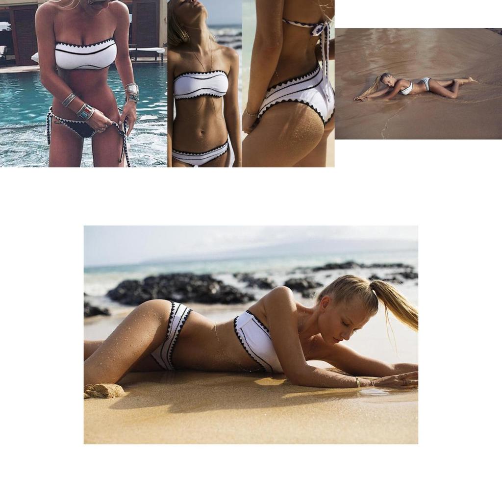 Elegant Womens Padded Bra Floral Swimsuit With Timeless Beach Bandage Bikini Style