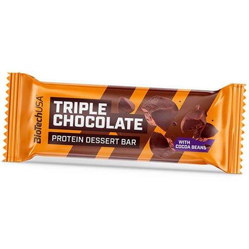 

Протеиновый батончик, Protein Dessert Bar, BioTech (USA) (14084015) 50g Triple chocolate