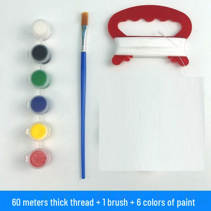 Children s DIY Kite Painting Kit: Blank Canvas for Hand-Painted Graffiti and Coloring.