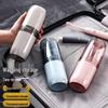 Portable Travel Toothbrush and Rinse Cup Set - Compact Outdoor Holder & Storage Box
