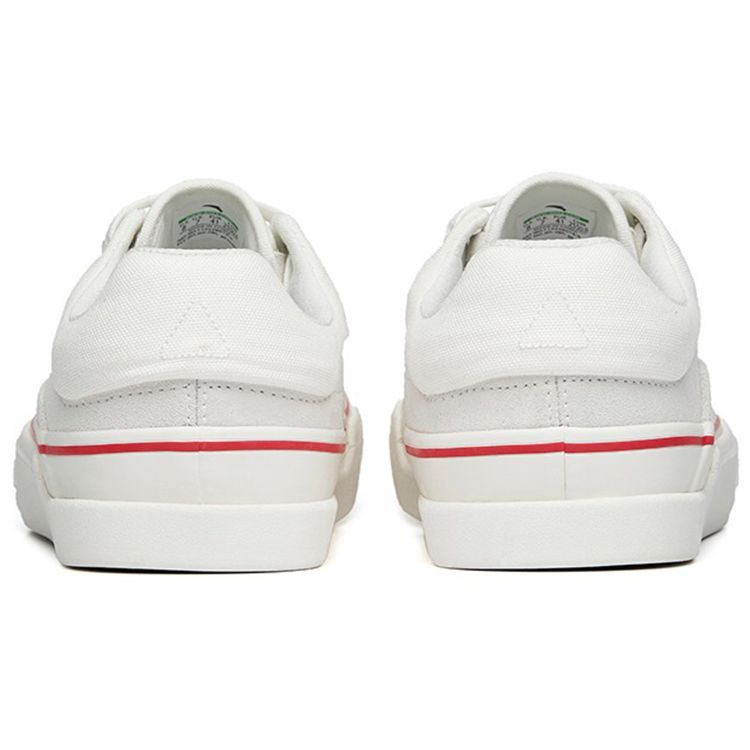 Anta Aoli CVS Durable Low-Top Skate Shoes Men Sneakers White Red 112238014-4