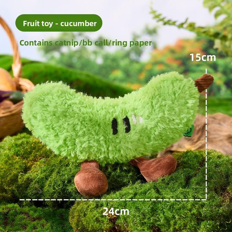 Pet Fruit Toys Interactive Sound Plaything For Cats And Dogs