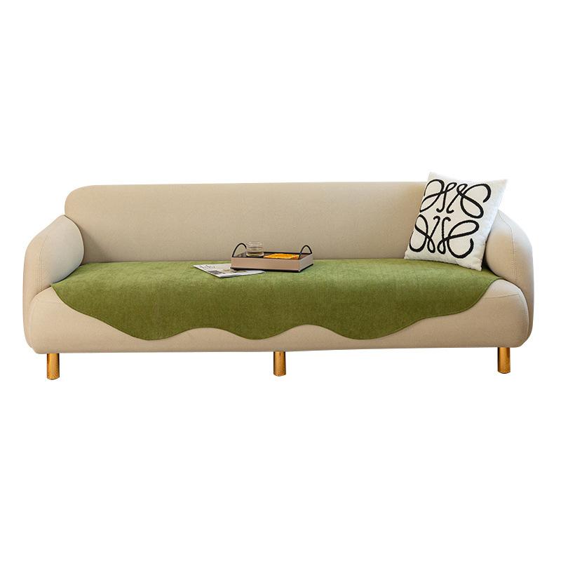 Irregular Special-shaped Sofa Cushion Chenille Universal Modern Light Luxury Tofu Block Straight Sofa Cover for All Seasons