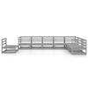 VidaXL Bois de Pin Massif Salon de Jardin 8 pcs Meubles d'Extérieur Mobilier de Patio Ensemble de Meubles de Terrasse 3075776