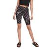 Sous-short Vélo Femme - Urban Classics - AOP - Ajusté - Ceinture Élastique - Imprimé Géométrique Noir