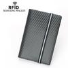 2020 RFID Passport Holder, Cowhide Leather with Elastic Band, Multi-Card Slots, ID & Document Cover
